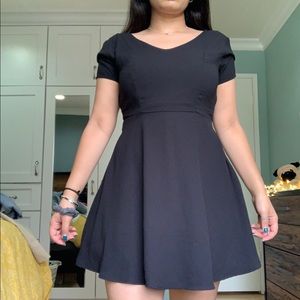 Classic little black mini dress